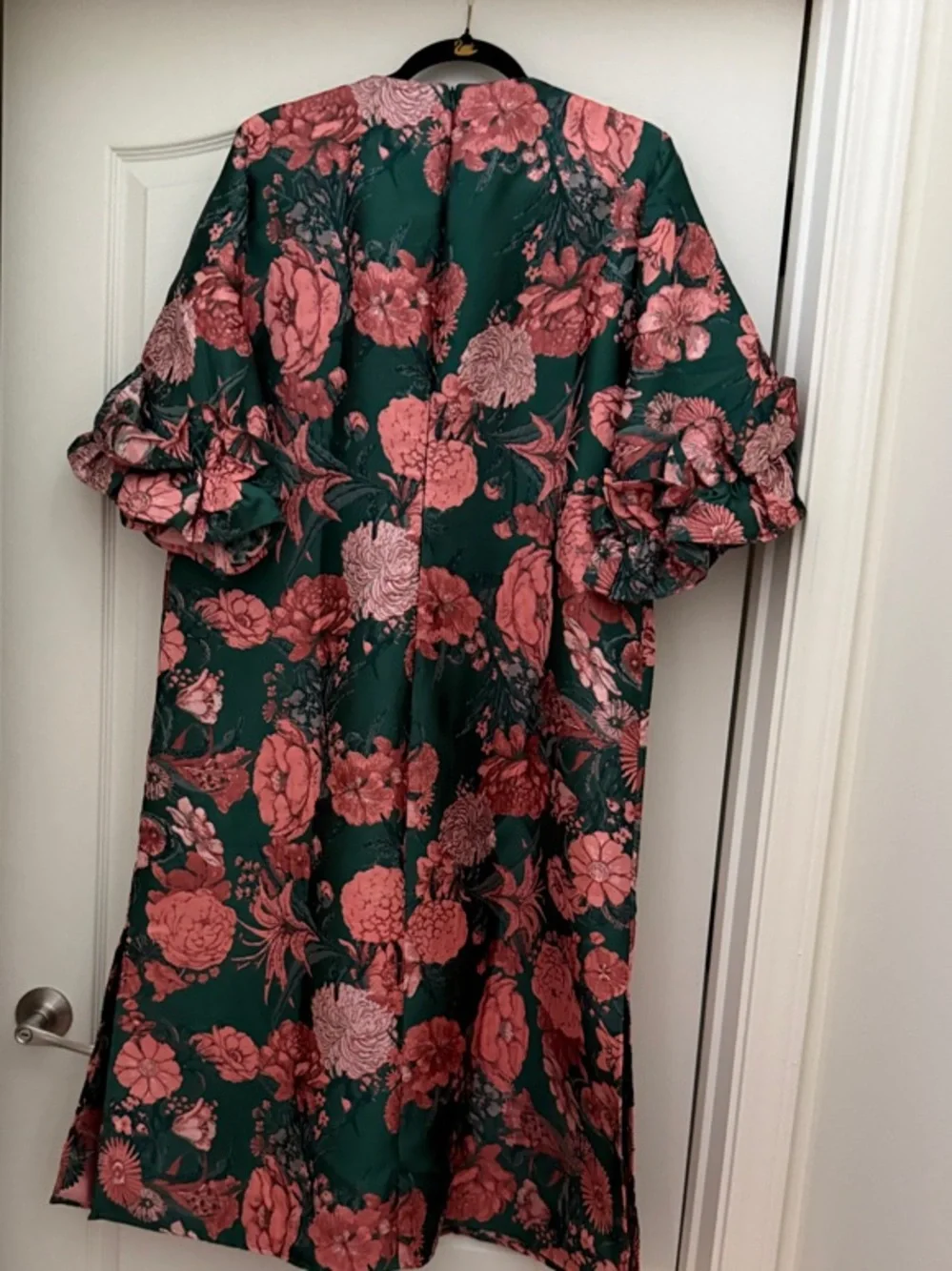 ABBEY GLASS Bronwyn Dress Forest Mum Jacquard - Picture 9 of 9